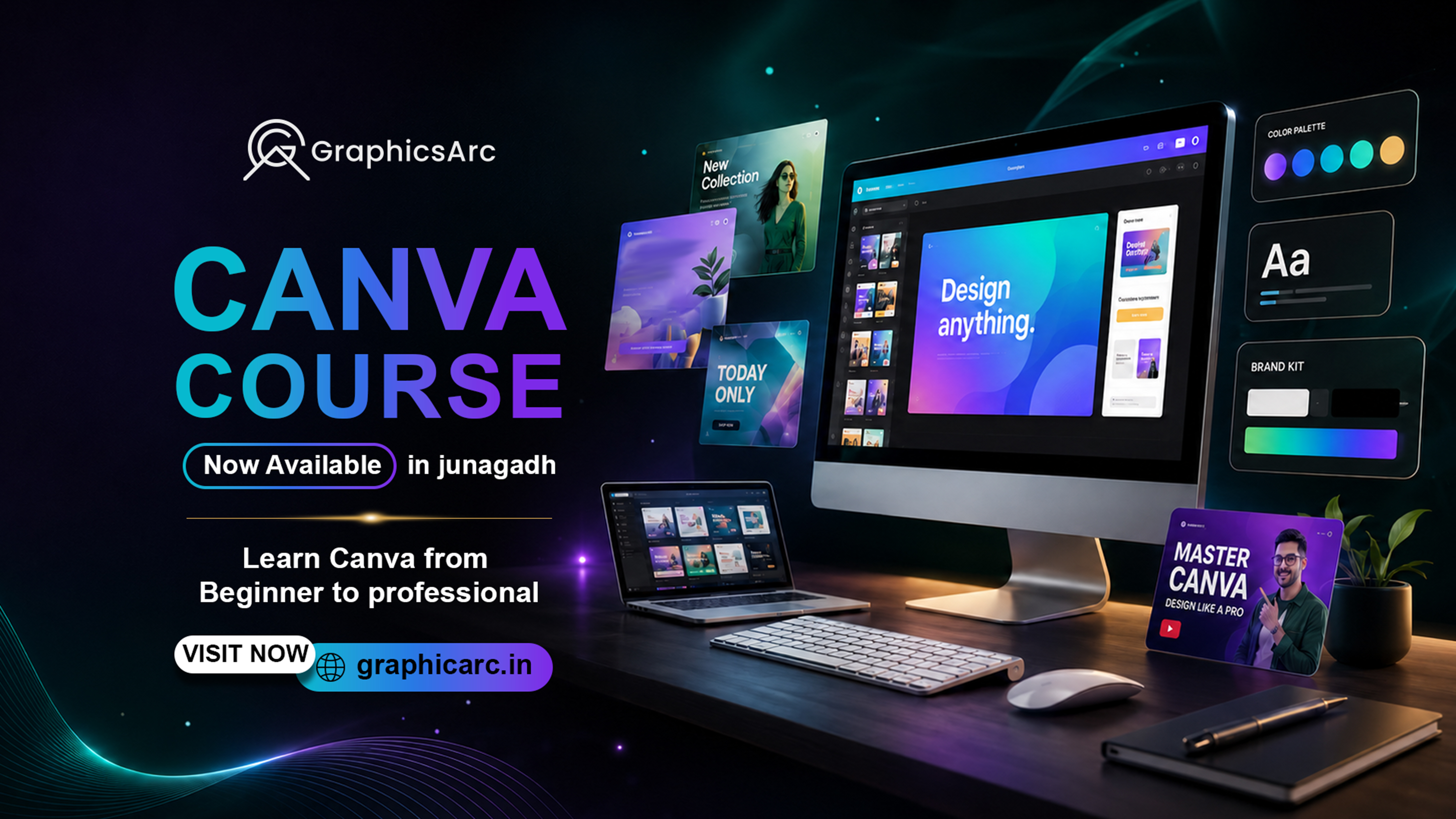 Learn Canva in Junagadh Beginner to Advanced Canva Course at Graphicarc